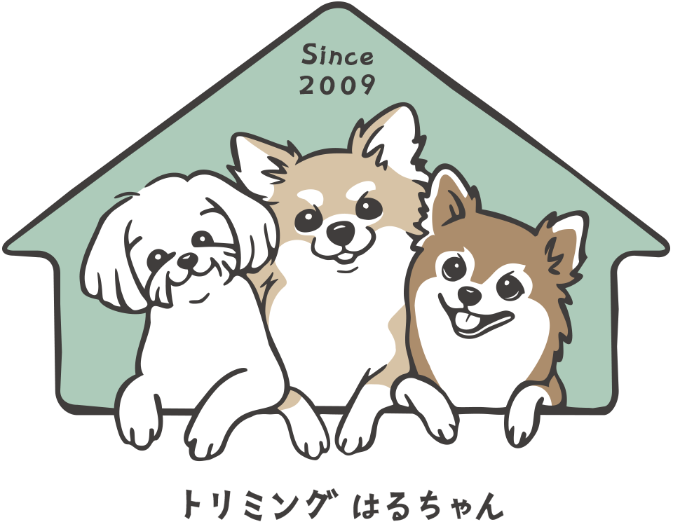 トリミングはるちゃんのロゴ